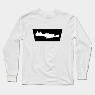 Crete Map Long Sleeve T-Shirt